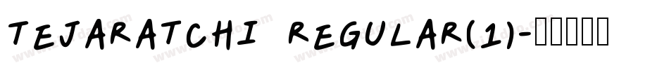Tejaratchi Regular(1)字体转换